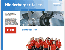 Tablet Screenshot of niederberger-kriens.ch